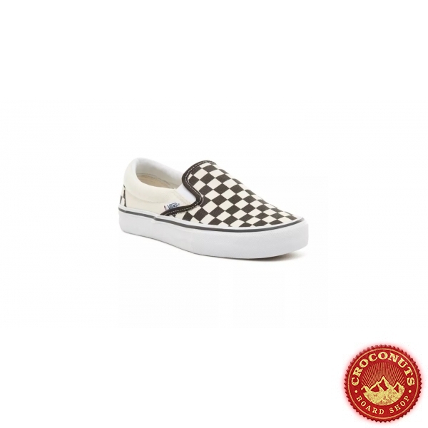 Shoes Vans Slip On Pro Black White Checkerboard 2020