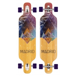 Longboard Madrid Trance Drop Thru Space Mountain Bamboo 2020 pour homme, pas cher