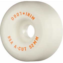 Roues Mini Logo A Cut White 52MM 2025 pour homme