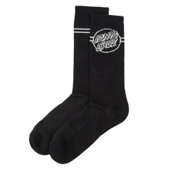 Chaussettes Santa Cruz Opus Dot Stripe Black Grey 2020 pour