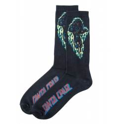 Chaussettes Santa Cruz Cosmic Cat Black 2020 pour , pas cher