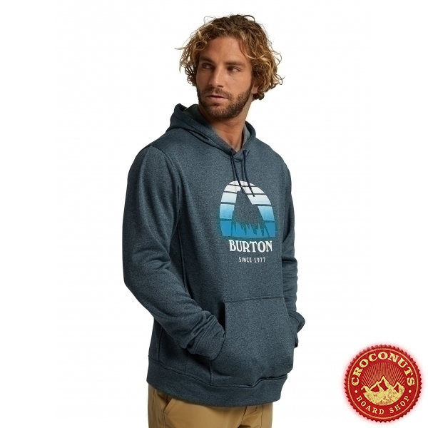 Fleece Burton OAK Seasonal Dressed Blue Heather 2021