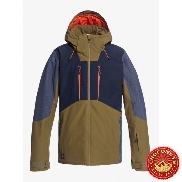 Veste Quiksilver Mission Plus Military Olive 2021