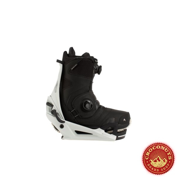 Pack Boots Burton STEP ON Photon Black + Fixations Burton STEP ON Gray 2021