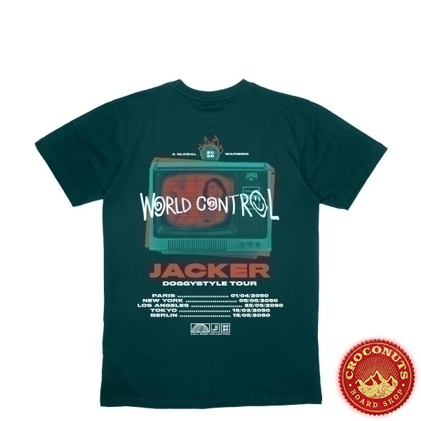 Tee Shirt Jacker World Tour Dark Green 2021