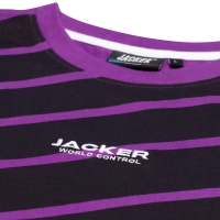 Tee Shirt Jacker Purple Waves Black 2021