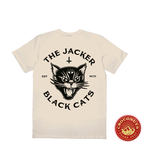 Tee Shirt Jacker Black Cats Beige 2021