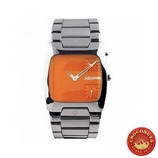 Montre Homme Nixon Banks Silver Orange 2010