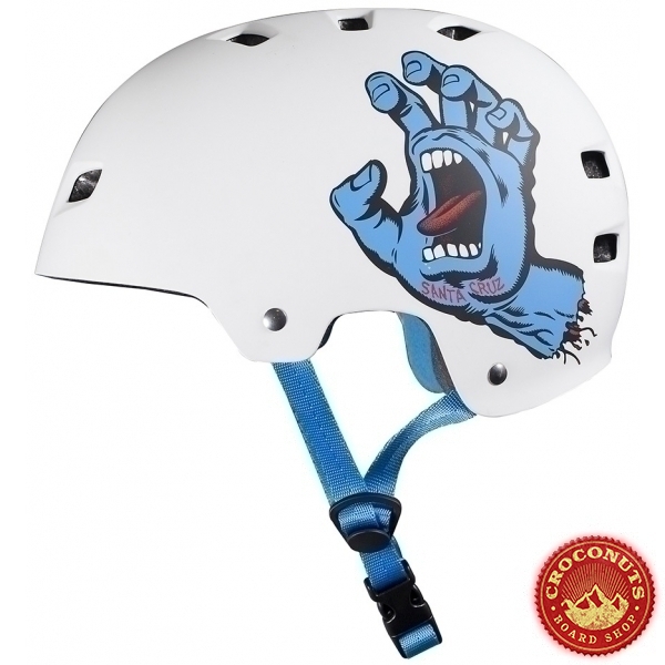 Casque Santa cruz Screaming Hand White 2026
