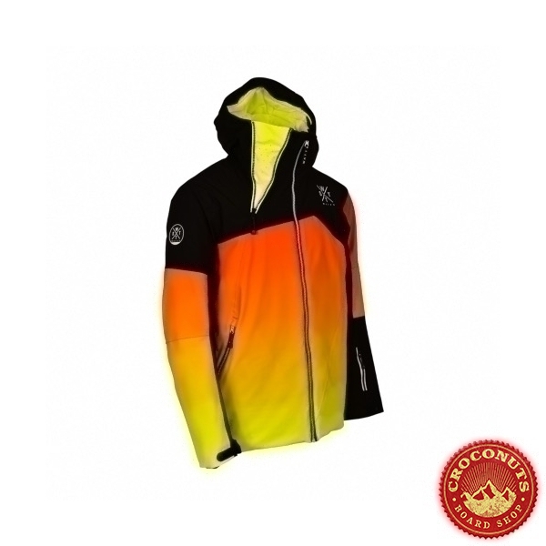 Veste Watts Syken 2.0 Black Deep Orange Yellow 2021