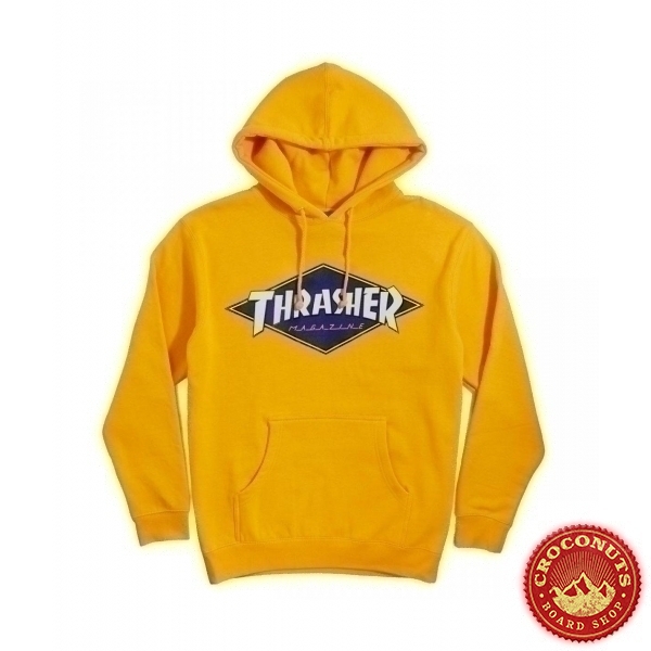 Sweat Thrasher Diamond Logo Gold 2021