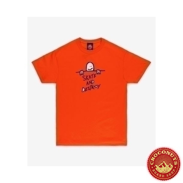 Tee Shirt Thrasher Gonz Sad Logo Orange 2021