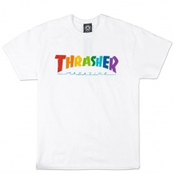 Tee Shirt Thrasher Mag Rainbow 2021 pour