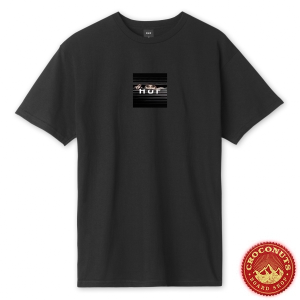 Tee Shirt Huf Voyeur Logo Black 2020