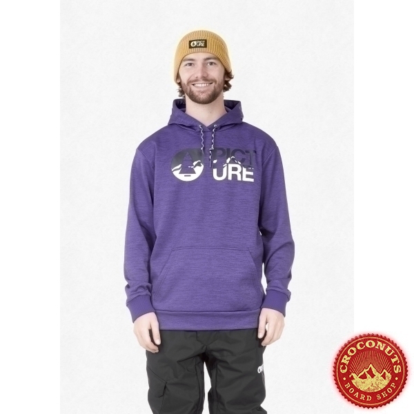 Sweat Picture Baxter Tech Hoodie Purple Melange 2021