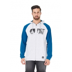 Sweat Picture Alka Zip Light Grey Blue 2021 pour homme, pas cher