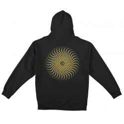 Sweat Spitfire Classic Swirl Fade Black 2020 pour homme, pas cher