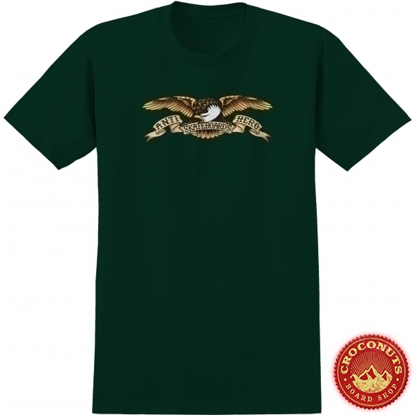 Tee Shirt Anti Hero Eagle Forest Green 2020