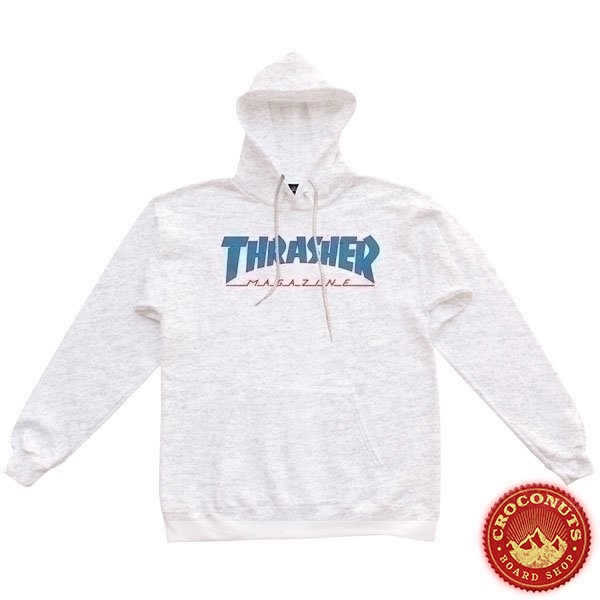 Sweat Thrasher Outlined Hood Ash Grey 2021