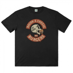 Tee Shirt The Dudes Bacon Cheese Burgers 2022 pour homme, pas cher