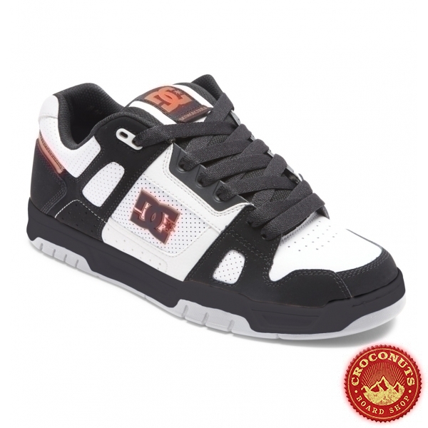 Chaussures Dc Shoes Stag White Black Red 2023