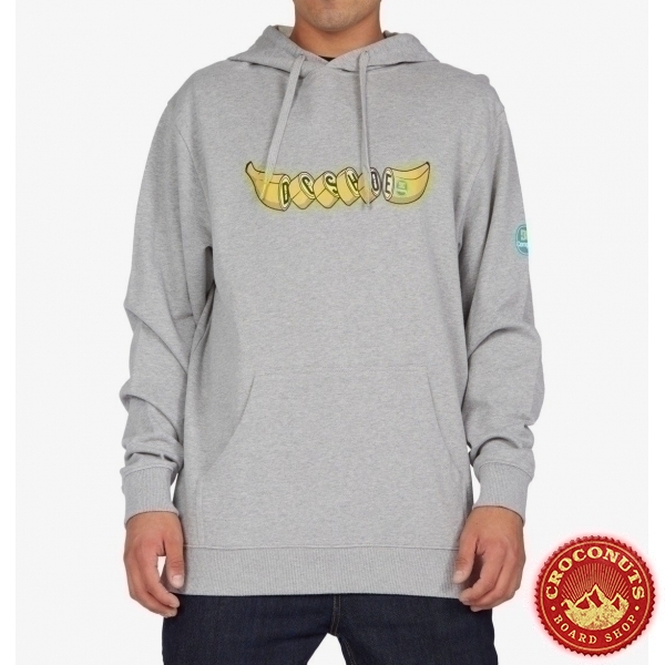 Sweat DC Shoes Bananas Heather Grey 2021