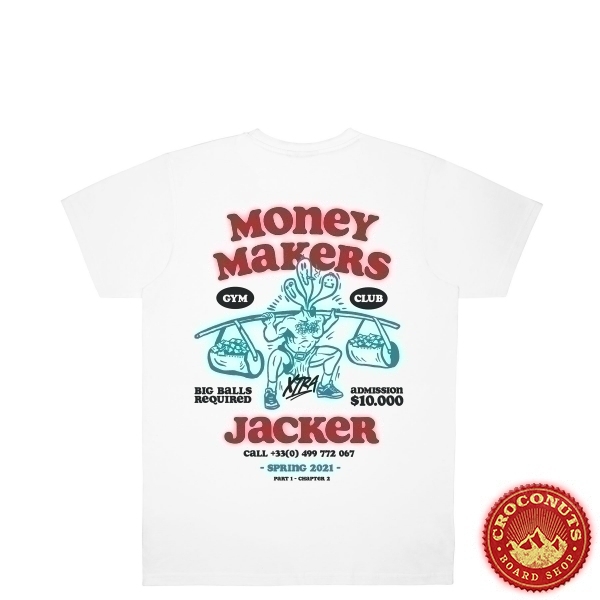 Tee Shirt Jacker Money Makers White 2021