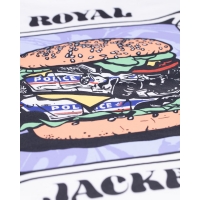 Tee Shirt Jacker Royal Bacon White 2021