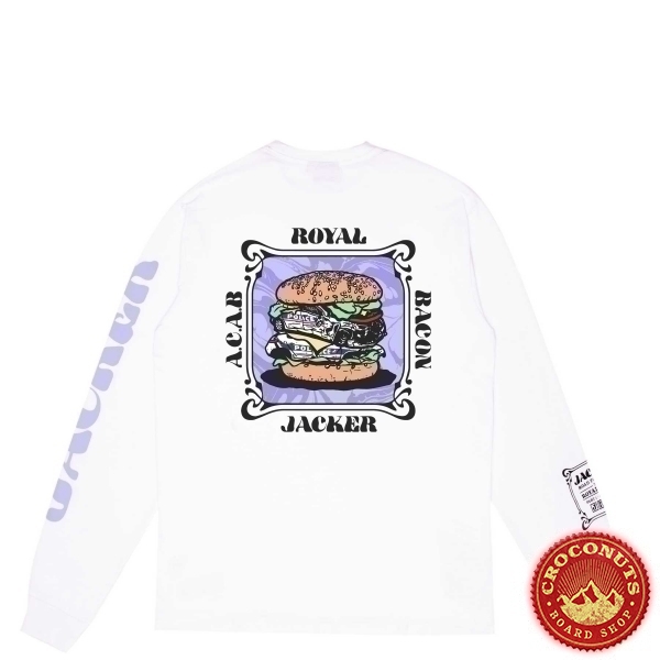 Tee Shirt Jacker Royal Bacon White 2021