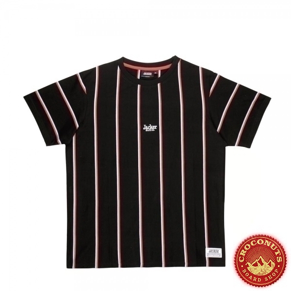 Tee Shirt Jacker Super Stripes Black 2021