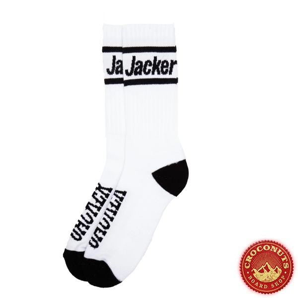 Chaussettes Jacker After Logo Socks White 2021