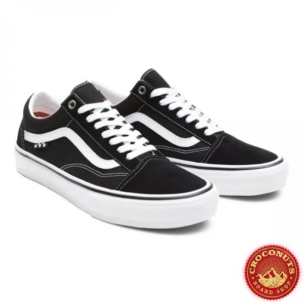 Shoes Vans Skate Old Skool Pro Black White 2021