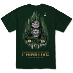 Tee Shirt Primitive X Marvel Doom Forest Green 2021 pour homme, pas cher