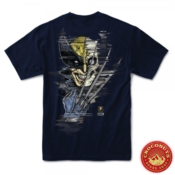 Tee Shirt Primitive X Marvel Wolverine Navy 2021