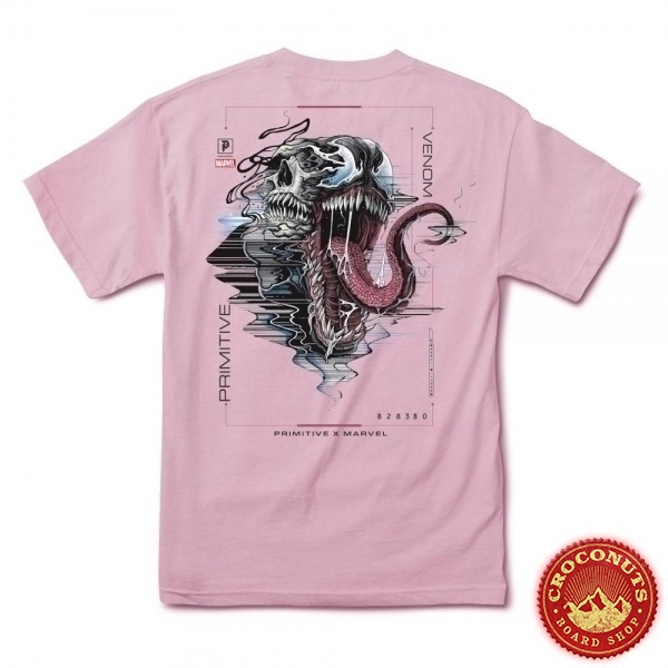 Tee Shirt Primitive X Marvel Venom Pink 2021