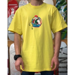 Tee Shirt Huf X Street Fighter ll Cammy Yellow 2021 pour , pas cher