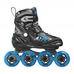 Roller Roces Moody Noir Bleu 2023 pour junior, pas cher