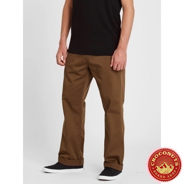 Pantalon Volcom Frickin Skate Chino Vintage Brown 2021