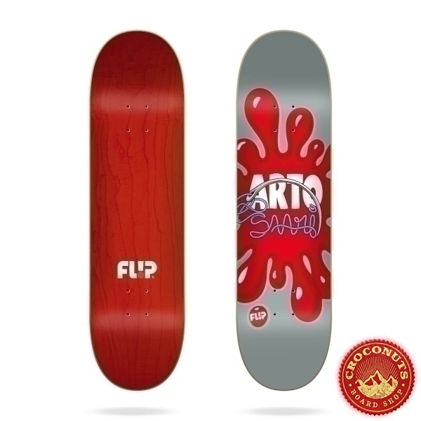 Deck Flip Saari Splat Grey 8.25 2021