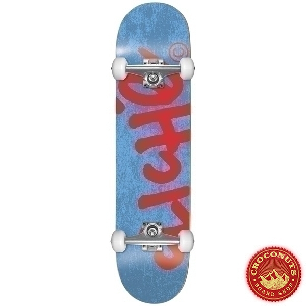 Skate Complet Cliche Handwritten Blue Red 7.375 2021