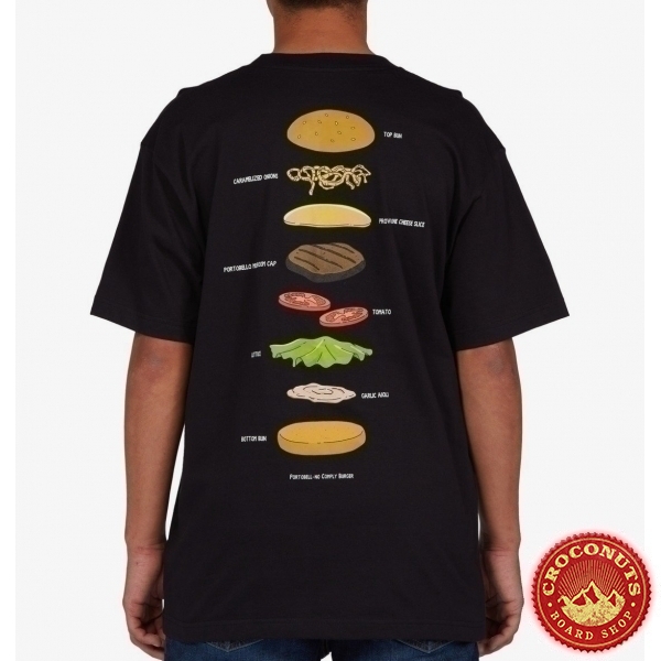 Tee Shirt DC Shoes Bob's Burgers Burger Of Day Black 2021