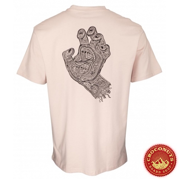 Tee Shirt Santa Cruz Muerte Screaming Hand Mushroom 2021