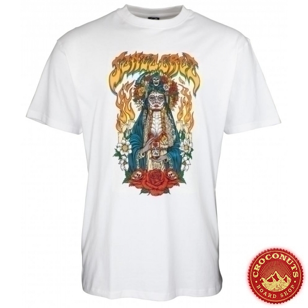 Tee Shirt Santa Cruz Santa Muerte White 2021