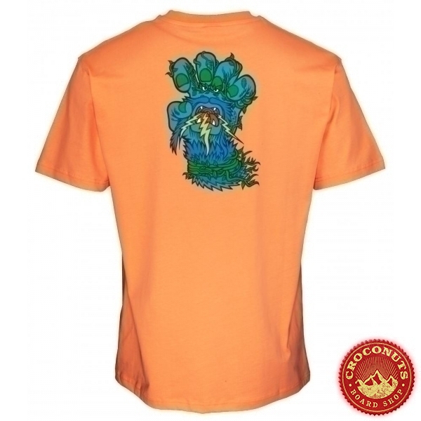 Tee Shirt Santa Cruz Bigfoot Screaming Hand Salmon 2021