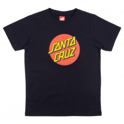 Tee Shirt Santa Cruz Youth Classic Dot Black 2022 pour enfant