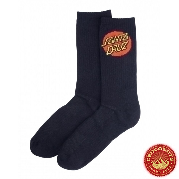 Chaussettes Santa Cruz Dot Socks Black 2021