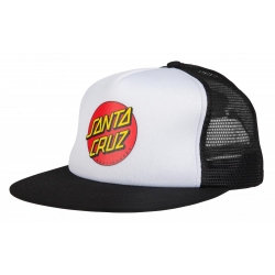 Casquette Santa Cruz Classic Dot Mesh White Black 2023 pour 