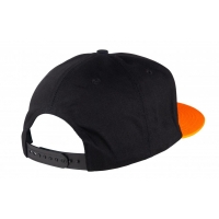 Casquettes Independent Split Cross Snapback Black Orange 2021