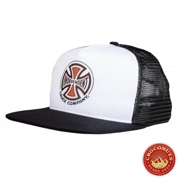 Casquettes Independent Truck Co Mesh White Black 2021