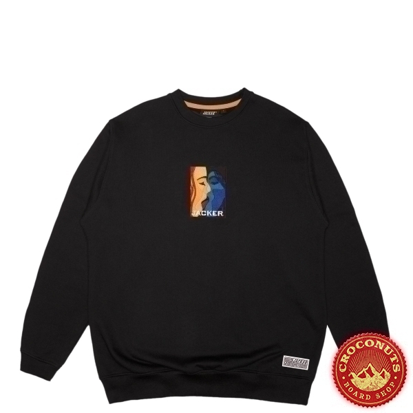 Sweat Jacker Crewneck Color Passion Black 2021